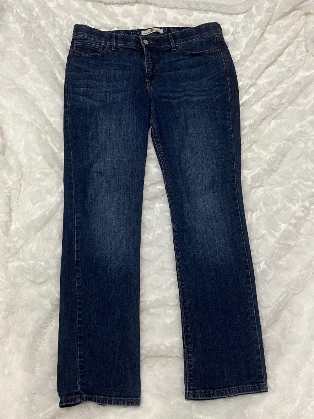 525 Levi's Women's Straight Leg, Stretch Denim Jeans, Size 14M